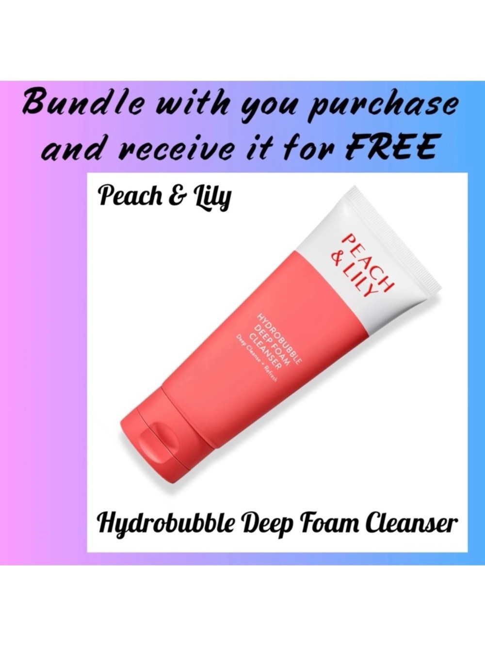 PEACH & LILY Deep Foam Cleanser
